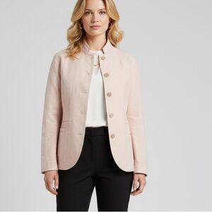 Jil Sander 100% Cotton Blush Pink Blazer Size‎ 38